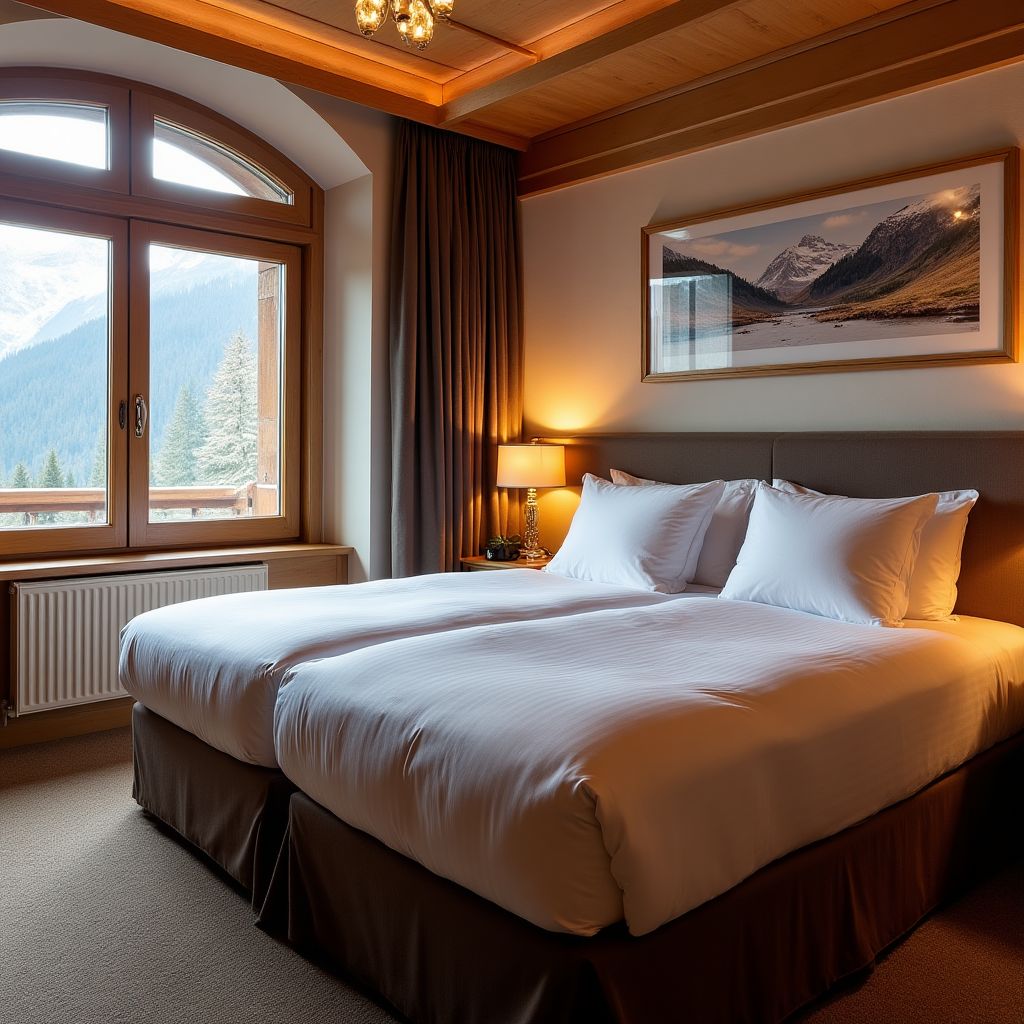 Conférence d'affaires dans les Alpes